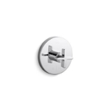 KALLISTA® P24421-CR-GN One™ Thermostatic Trim, Cross Handle, Gunmetal