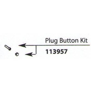 Moen® 113957 Plug Button Kit, Polished Chrome