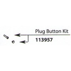 Moen® 113957 Plug Button Kit, Chrome