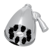 Perrin & Rowe 1027/8ULB Cross Collection Showerhead, Polished Chrome