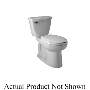 Zurn® Z5555-BWL Toilet Bowl Only, White, Elongated Shape, 12 in Rough-In, 16-1/2 in H Rim, 2-1/8 in Trapway