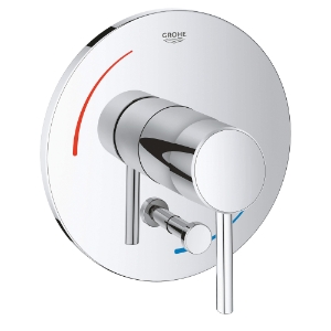 GROHE 29102001 Concetto™ Pressure Balance Valve Trim with Diverter, StarLight® Polished Chrome