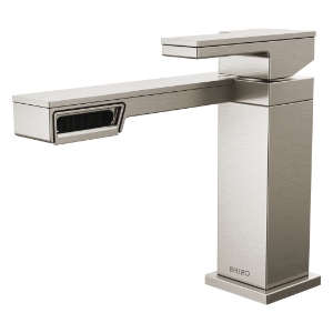 Brizo® 65022LF-NK Frank Lloyd Wright® Lavatory Faucet, Commercial/Residential, 1.2 gpm Flow Rate, 4-5/8 in H Spout, 1 Handle, 1 Faucet Hole, Luxe Nickel, Function: Traditional