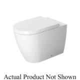DURAVIT 2169090092 Back-to-Wall Toilet, ME by Starck, Elongated Bowl, 15-3/4 in H Rim, 1.6/0.8 gpf, White