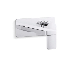 Kohler® 22567-4-CP Parallel® Wall Mount Single Handle Bathroom Faucet, 1.2 gpm, Polished Chrome