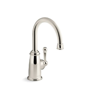 Kohler® 6666-AG-SN Wellspring® Traditional Styling Beverage Faucet, 1.5 gpm Flow Rate, Vibrant® Brushed Nickel