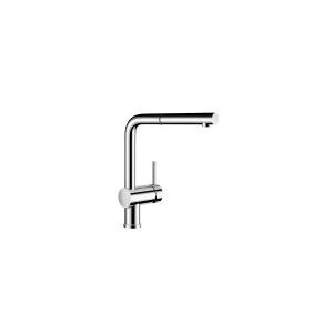 Blanco 441196 Kitchen Faucet, Linus™, 2.2 gpm Flow Rate, 140 deg Swivel Spout, Polished Chrome, 1 Handle, 1 Faucet Hole