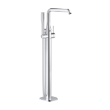 GROHE 2349100A 23491_A Essence New Freestanding Tub Faucet with Euphoria® Cosmopolitan 1.75 gpm Stick Hand Shower, 1.75 gpm Flow Rate, Polished Chrome, 1 Handle, Residential