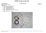 NTI 85280 Cleaning Gasket Kit