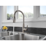 Peerless® P188103LF-SS Pull-Down Kitchen Faucet, 1.8 gpm Flow Rate, Stainless Steel, 1 Handle, 1/3 Faucet Holes, Function: Traditional