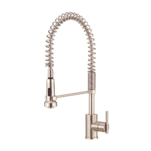 Danze® D455158SS Pre-Rinse Kitchen Faucet, Parma®, 2.2 gpm Flow Rate, High Swivel Spout, Stainless Steel, 1 Handle