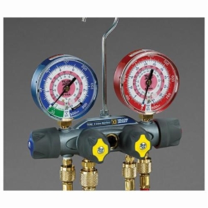 Yellow Jacket® 49963 TITAN® Manifold only, R/B gauges, psi, R22/404A/410A °F