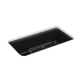 Kohler® 8206-CM1 Cairn® Kitchen Sink, Matte Black, Rectangular Shape, 30-9/16 in L x 15-3/8 in W x 9-1/2 in D Bowl, 33-1/2 in L x 18-5/16 in W x 10-1/8 in H, Undermount, Neoroc® Composite