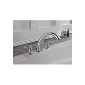 DELTA® T2710 Roman Tub Trim, Classic, 18 gpm Flow Rate, 8 to 16 in Center, Chrome, 2 Handles, Traditional