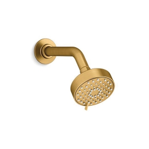 Kohler® 72418-G-2MB Awaken® G90 Three-Function Showerhead, 1.75 gpm, Vibrant Brushed Moderne Brass