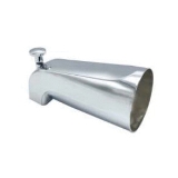 Wal-Rich 0620008 Front Mount Diverter Spout, 1/2 in, Polished Chrome