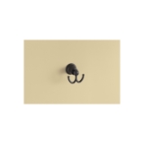 Moen® YB5403WR Robe Hook, Kingsley®, 2 Hooks, 3.31 in OAW x 3.01 in OAD x 3.11 in OAH, Wrought Iron