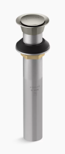 Kohler® 33151-CP Clicker Drain Without Overflow, Polished Chrome