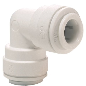 John Guest® PP0312WP Fitting Union Elbow, 3/8 in Nominal