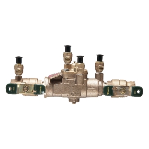 WATTS® 0391003 LF009 Reduced Pressure Zone Assembly, 3/4 in Nominal, NPT End Style, Quarter-Turn Ball Valve, Cast Copper Silicon Alloy Body