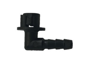 ALLIED™ 51M16 Nylon Elbow, 1/4 x 0.42", Barb x Snap-In, Black