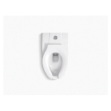 Kohler® 84325-0 Kingston™ Ultra Top Spud Flushometer Bowl, White, Elongated Shape, 15 in H Rim, 2-1/8 in Trapway