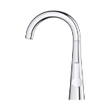 GROHE 30026002 30026_2 Ladylux Beverage Faucet with 1.75 gpm Filtration, 1.75 gpm Flow Rate, Polished Chrome, 1 Handle, Residential