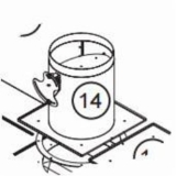 Weil-McLain® 425-800-090 Flue Damper Assembly