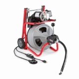 RIDGID® 27013 K-400 Drum Drain Cleaning Machine Kit, 3 to 4 in Drain Line, 1/3 hp, 115 VAC