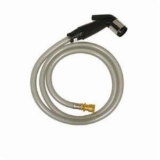 Sioux Chief 242-10 Kitchen Hose Kit with Universal Coupling Connection, Black Head