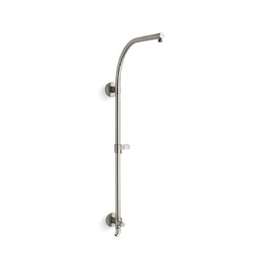 Kohler® 45209-BN HydroRail® Arched Bath/Shower Column, Wall Mount Installation, Vibrant® Brushed Nickel