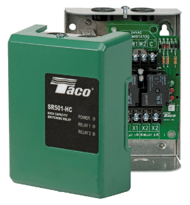 Taco® SR503-4 SR 3 Zone with Priority Switching Relay, 120 V, 15 A, DPDT Contact, 120 VAC V Coil