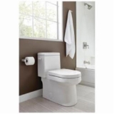Gerber® G0021221 Toilet, Wicker Park™ ErgoHeight™, Elongated Bowl, 16-1/2 in H Rim, 12 in Rough-In, 1.28 gpf, White