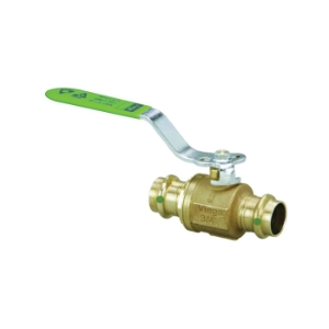 ProPress® 79115 Ball Valve, 1-1/2 in Nominal, Press End Style, Bronze Body, Full Port, EPDM/FKM Softgoods
