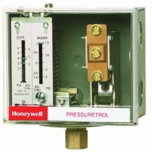 Honeywell Pressuretrol® L404F1060/U Pressure Controller, 2 to 15 psi Control, SPDT Auto Recycle Switch, 2 to 6 psi Differential