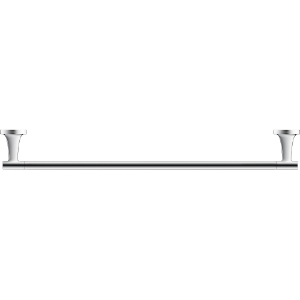 DURAVIT 0099421000 Starck T Towel Rail, 22 in L Bar, 2 in OAH x 2-7/8 in OAD