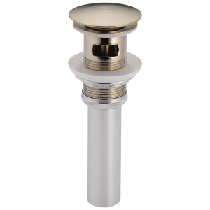 Brizo® RP72414BN Pushbutton Activated Pop-Up Drain Assembly, Brushed Nickel, Brass Drain