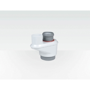 Centrotherm Eco Systems InnoFlue® ICCT3503 Concentric-to-Twin Pipe Adapter, Polypropylene L