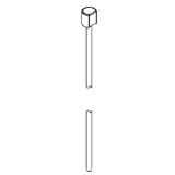 Kohler® 1013347-CP Lift Rod Assembly, Polished Chrome