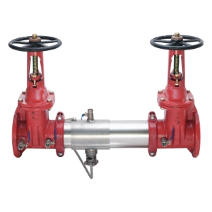 WATTS® 0111586 957 Reduced Pressure Zone Assembly, 4 in Nominal, Resilient Seated Gate Valve, 304 Stainless Steel Body