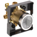 DELTA® R10000-MF Universal Tub and Shower Rough-In Valve Body, 1/2 in Cold Expansion PEX Inlet x 1/2 in Pex Cold Expansion Outlet, Forged Brass Body