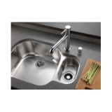 DELTA® 72010-AR Kitchen Sink Flange and Strainer, 4-1/2 in Nominal, 4-1/2 in OAL, Tailpiece Connection, Brass, Arctic™ Stainless