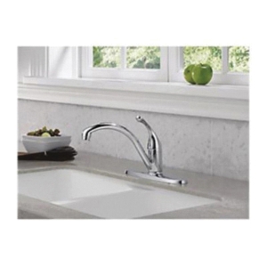 DELTA® 1903-DST Bar/Prep Faucet, Classic, Polished Chrome, 1 Handle, 1.5 gpm