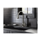 Kohler® 99260-CP Artifacts® Kitchen Sink Faucet, 1.5 gpm Flow Rate, Polished Chrome, 1 Handle, 1 Faucet Hole, Traditional Function