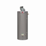 Rheem® PRO+G50-65N RH62 PDV Professional Classic Plus® Gas Water Heater, 65000 Btu/hr Heating, 50 gal Tank, Natural Gas Fuel, Direct/Power Vent, 65.7 gph at 90 deg F Recovery, Tall, Indoor