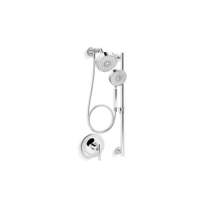 Kohler® 22181-CP Purist® Essential Hand Shower Kit, 2.5 gpm Flow Rate, Polished Chrome