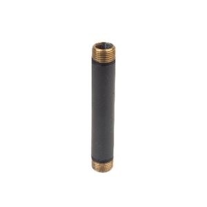 BrassCraft® 113-06-4X BZH Long Pipe Nipple, 3/8 in x 4 in L, Brass, Oil Rubbed Bronze, MNPT
