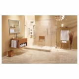 Moen® DN7110 Shower Seat, Home Care®, Fold Down, Wall Mount, 400 lb, Aluminum/Teak Wood