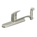 CFG CA40513SL Cornerstone™ Kitchen Faucet, 1.5 gpm Flow Rate, 8 in Center, Stainless, 1 Handle