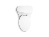 Kohler® 30811-0 1-Piece Toilet, Santa Rosa™, Elongated Bowl, 16-9/16 in H Rim, 12 in Rough-In, 1.6 gpf Flush Rate, White